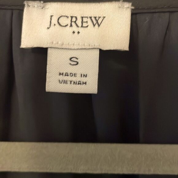 J.Crew Factory Ruffle Scoop Neck Long Sleeve Blouse - Picture 3 of 5